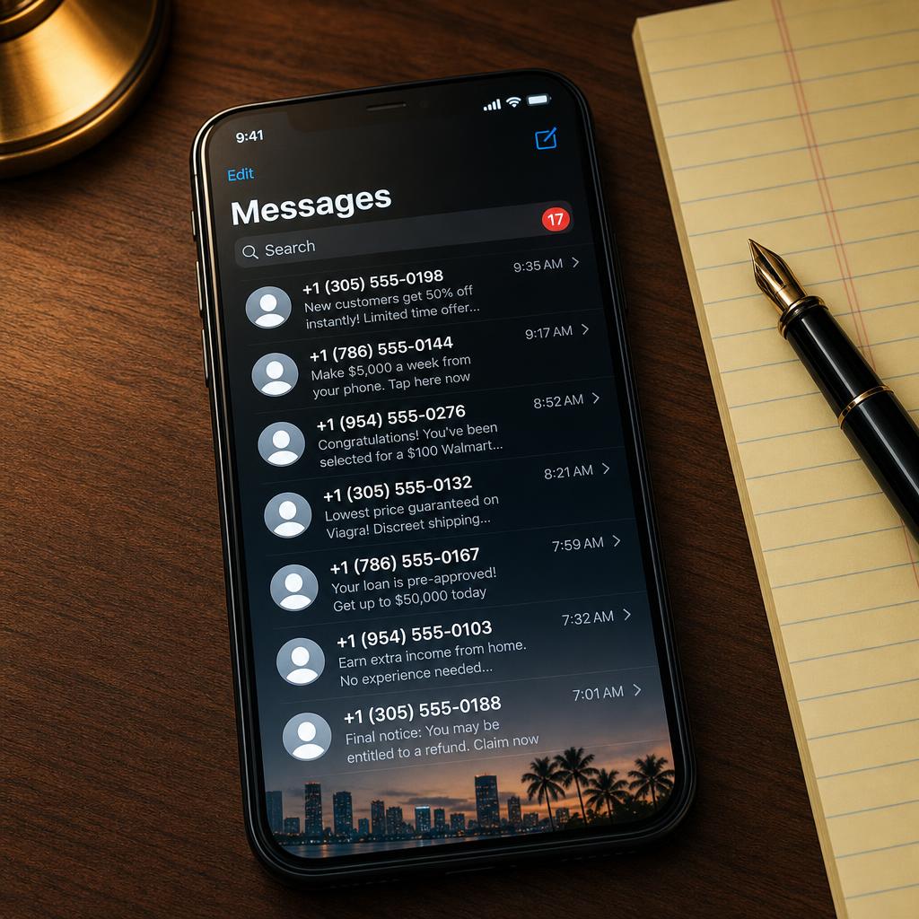 Can You Sue for Spam Texts in Florida? (2026 Guide to TCPA & FTSA Damages)
