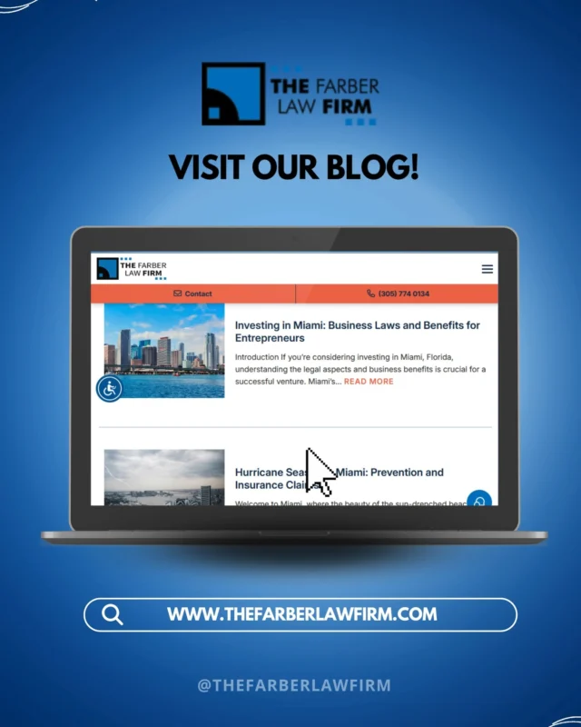Looking for trusted legal tips and updates on insurance claims, property damage, and hurricane recovery?
Visit our blog for expert insights that can make all the difference when you need it most.
👉 thefarberlawfirm.com/blog

#LegalTips #InsuranceClaims #PropertyDamageHelp